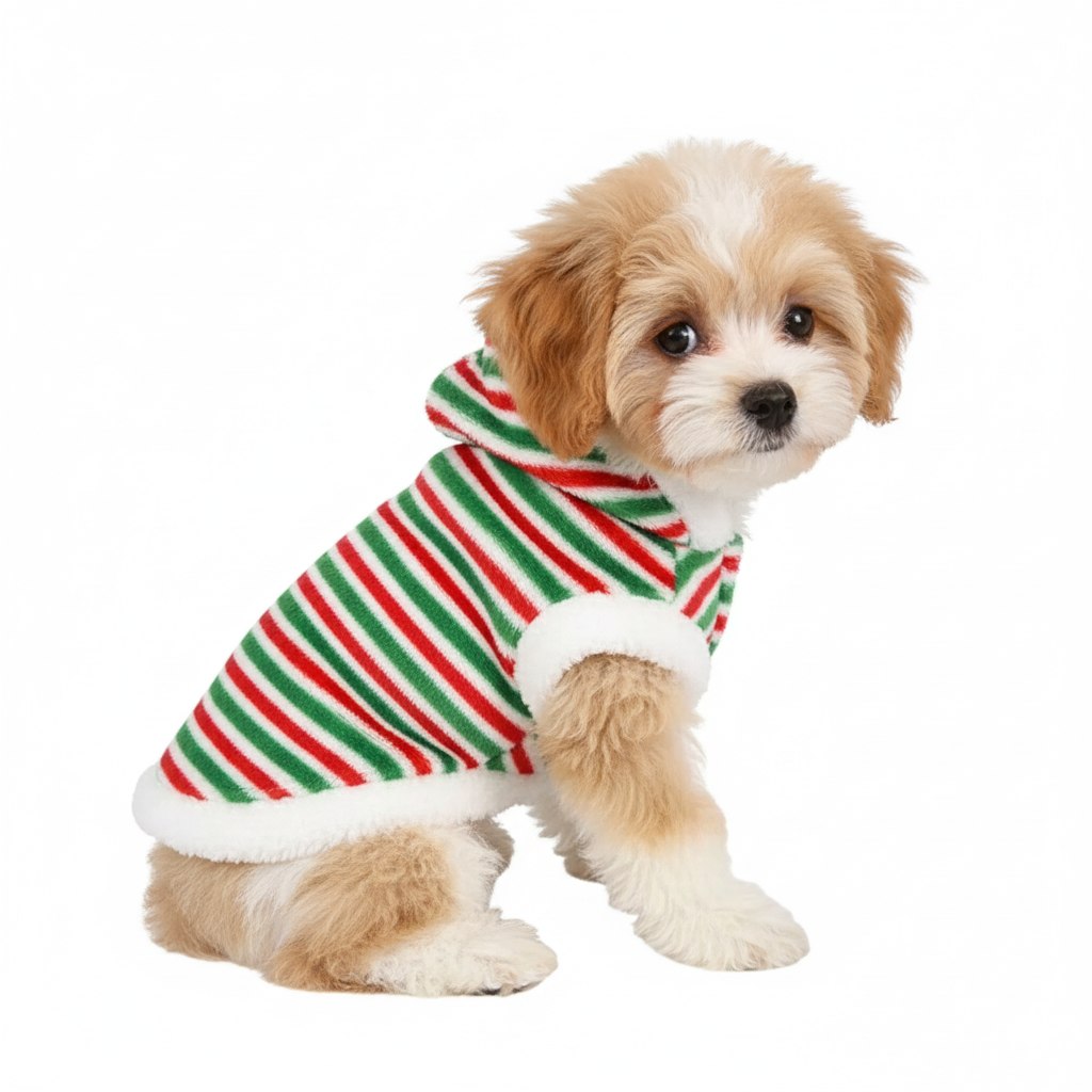 Weihnachtlicher Rentier-Hoodie für Hunde