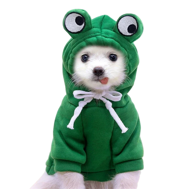 Cute Fruit Dog Clothes for Small Dogs Hoodies Warm Fleece Pet Clothing Puppy Cat Costume Coat for French Chihuahua Jacket Suit