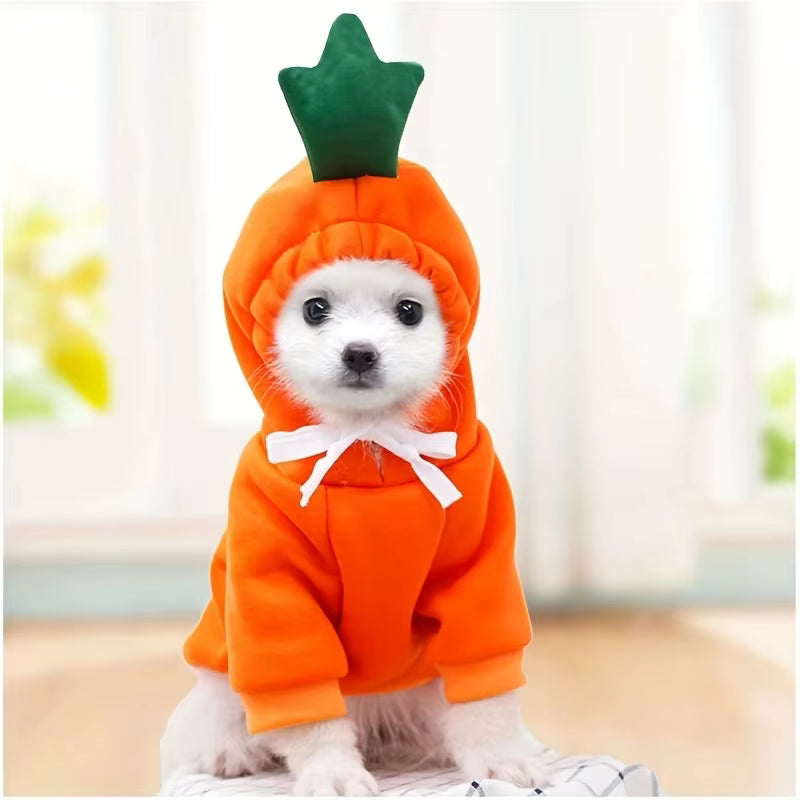 Süßer Fleece-Hoodie für kleine Hunde – warmes Outfit für Welpen & Haustiere
