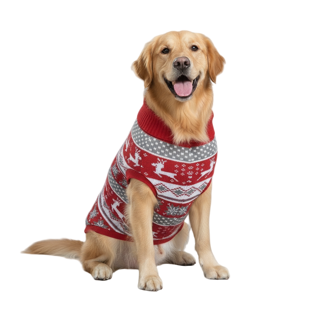 Dog Sweater,Knit Big Dog Sweater Christmas,Pet Turtleneck Doggy Sweatshirt for Extra Large Dogs Boy Girl,Large Size Dog Cold